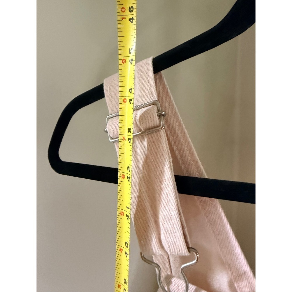 Levi's Hendrix Denim Skirtall Dusty Pink Overall Midi Dress XS - Picture 6 of 14